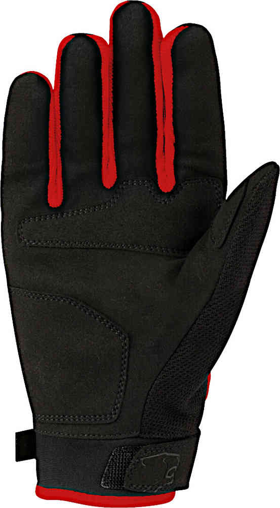 Guante BERING YORK negro rojo