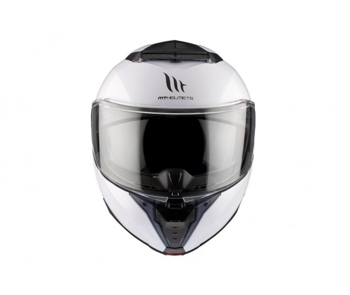 Casco MT ATOM 2 SV SOLID A0 brillo blanco