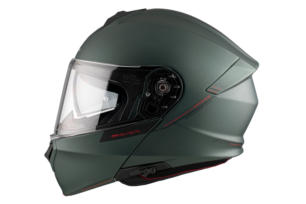Casco MT Genesis A6 verde mate