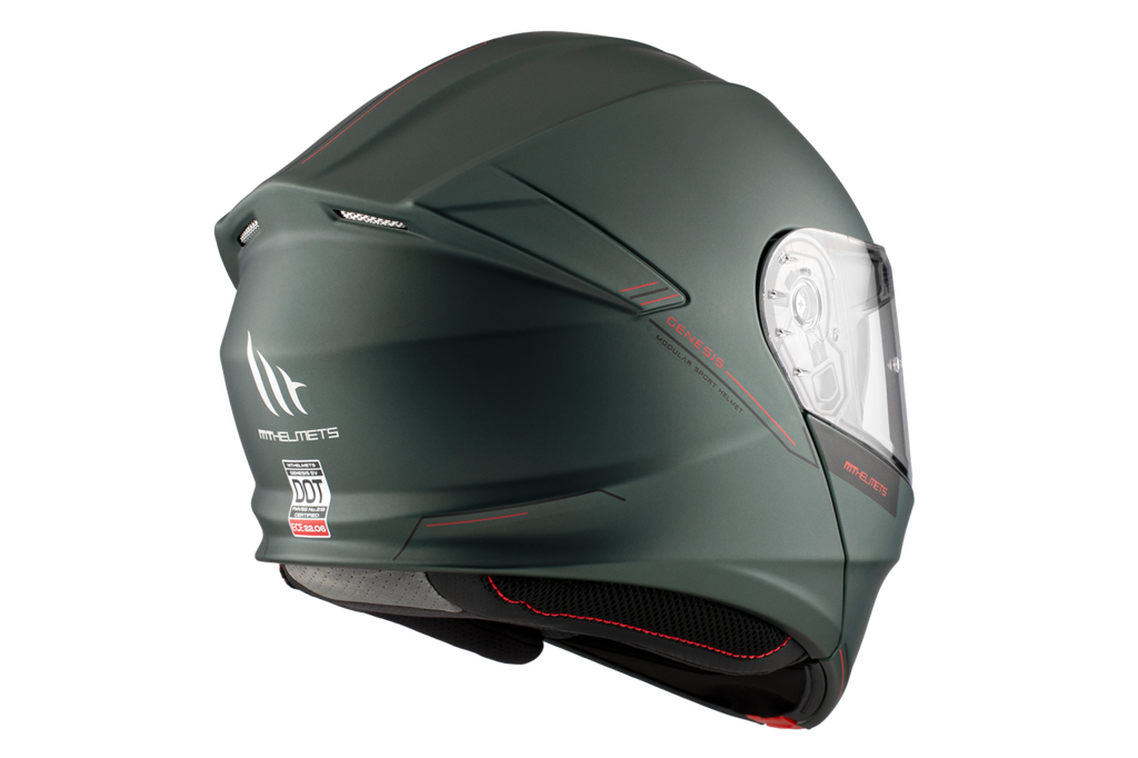 Casco MT Genesis A6 verde mate