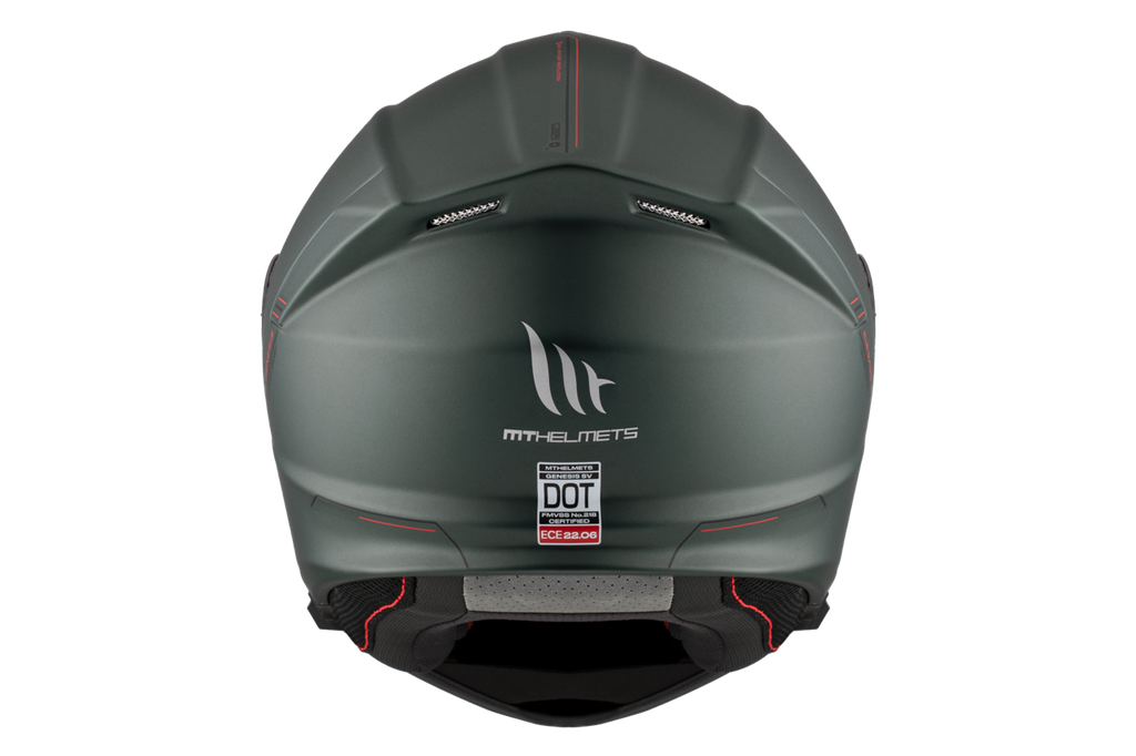 Casco MT Genesis A6 verde mate