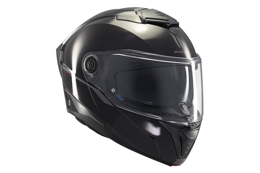 Casco Mt Atom 2 Sv Solid A1 Brillo Negro