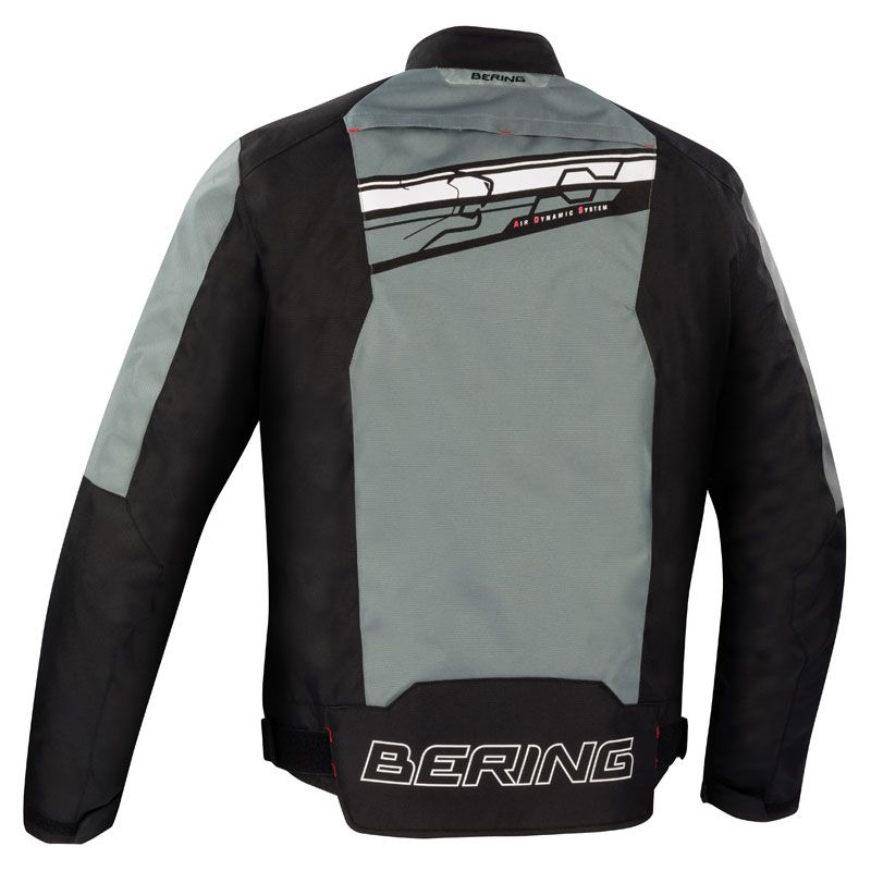 Chaqueta Bering Bario negro gris blanco