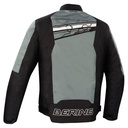 Chaqueta Bering Bario negro gris blanco