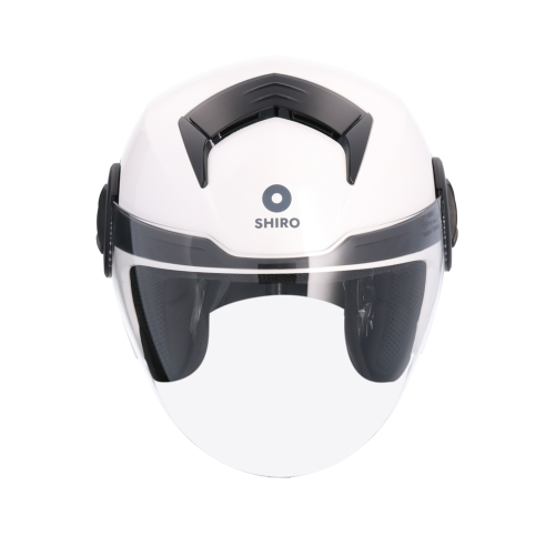 CASCO SHIRO ATENAS MONOCOLOR blanco perla