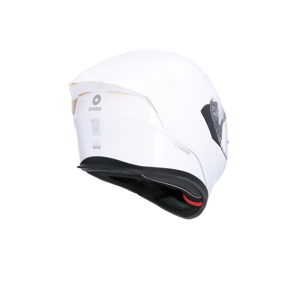Casco Shiro Raptor Blanco Perla