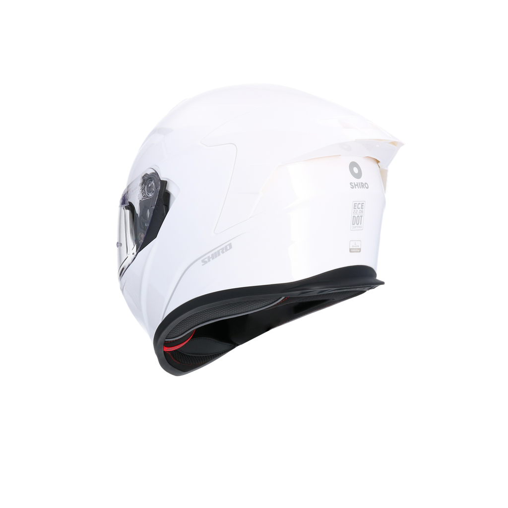 Casco Shiro Raptor Blanco Perla