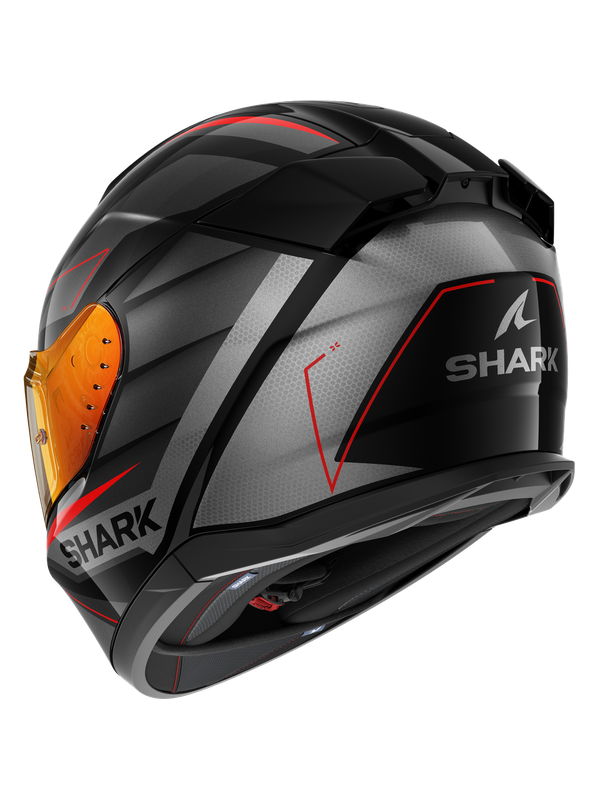 Casco SHARK D-SKWAL 3 SIZLER KAR Black Anthracite Red