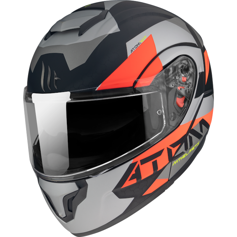 Casco MT ATOM SV W17 A5 rojo