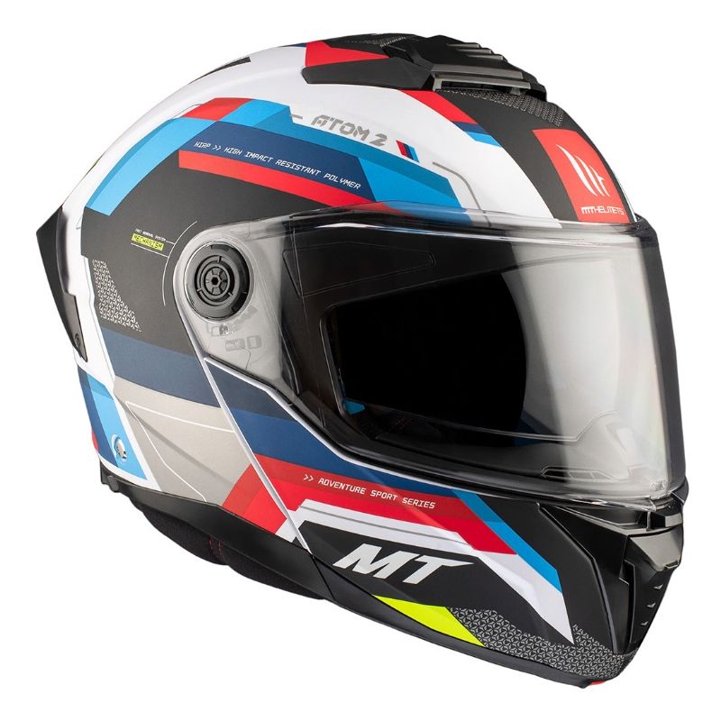 Casco MT ATOM 2 SV BAST A0 blanco perla