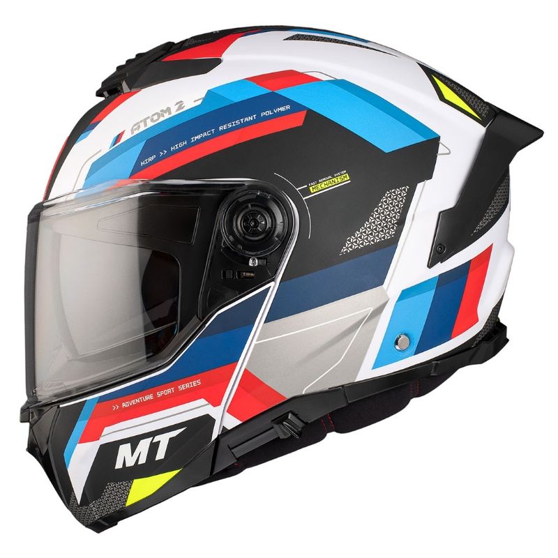Casco MT ATOM 2 SV BAST A0 blanco perla