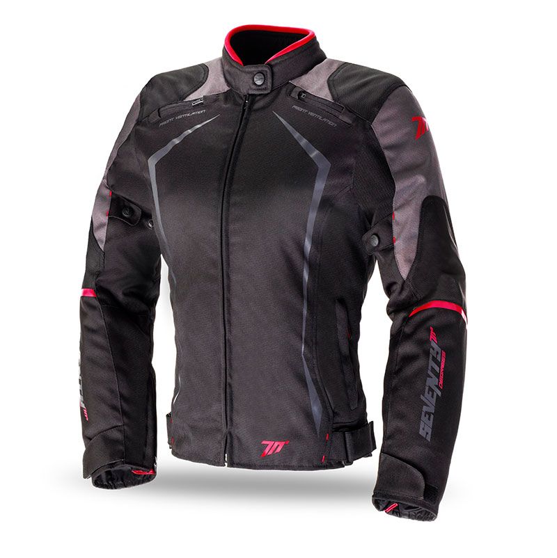 Chaqueta Seventy SD-JR49 Lady Winter negro rojo