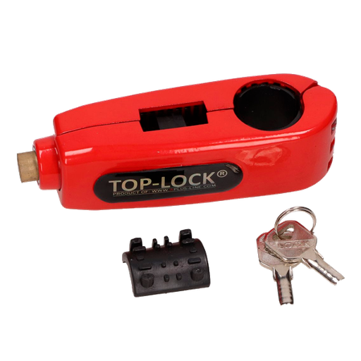 [7073] Candado Manillar Top-Lock Handgreep Slot Top rojo