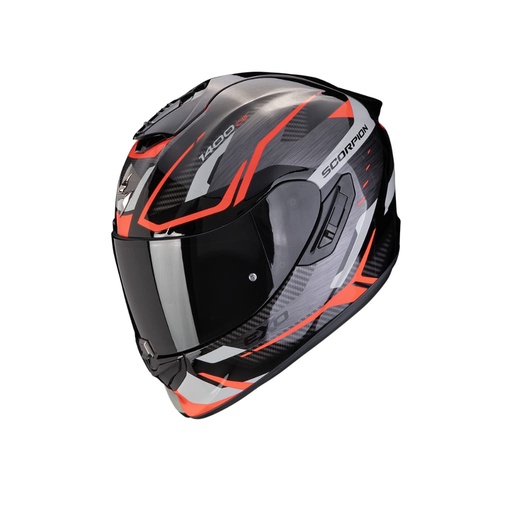 Casco Scorpion Exo 1400 Evo II Air Accord Gris Rojo