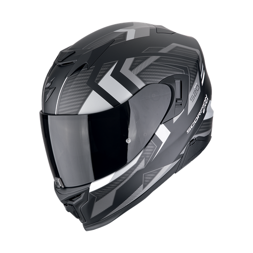 Casco Scorpion Exo-520 Evo Air Sensus Negro Mate-Plata