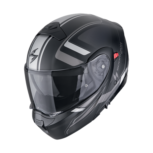 Casco Scorpion Exo-930 Evo Ardens Negro Mate-Plata